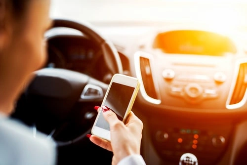 Distracted Driving Behaviors Image